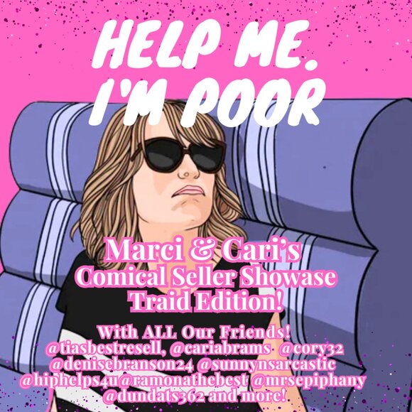 Marci (@tiasbestresell) & Cari(@CariAbrams)! Comical Seller Showcase Train! - Picture 1 of 15